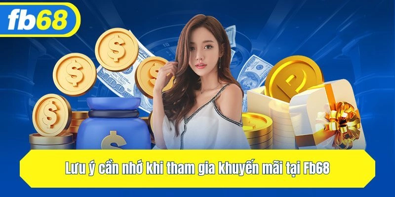 Lưu ý cần nhớ khi tham gia khuyến mãi tại Fb68